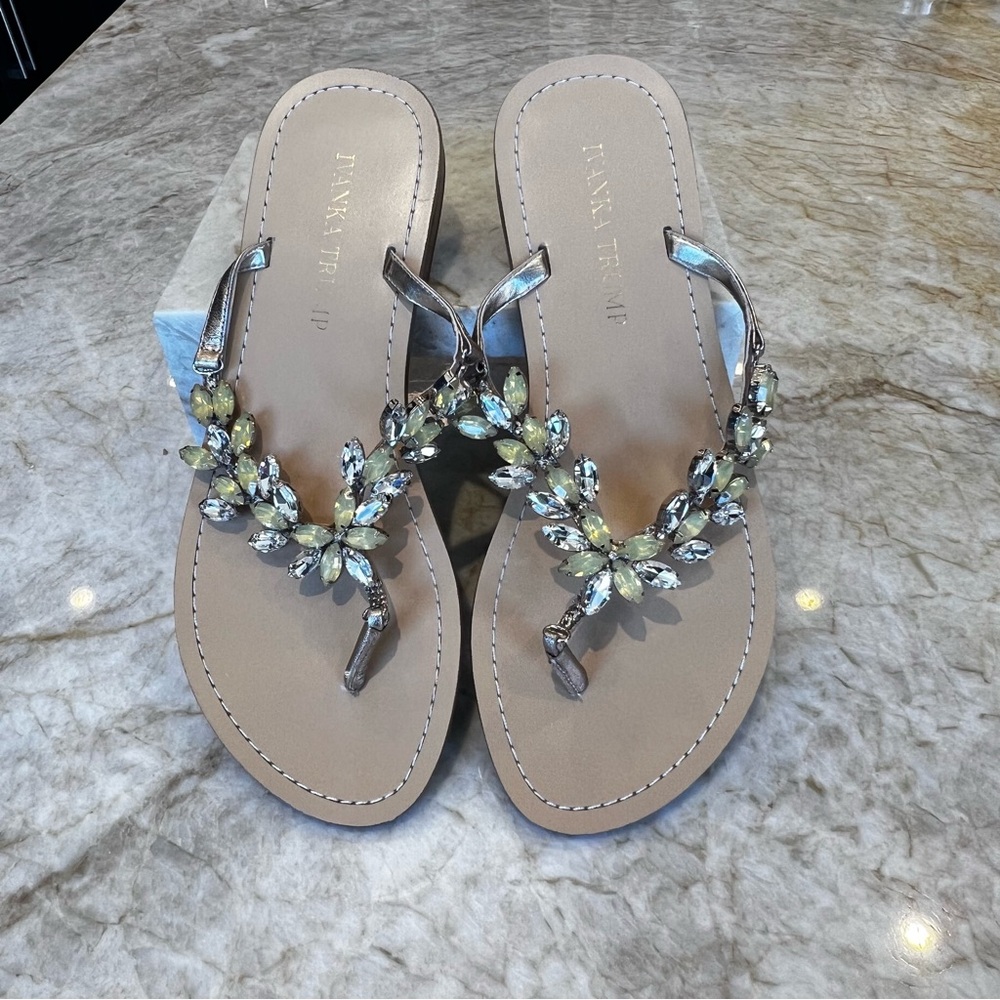 Ivanka Trump Jewelled Sandals - NWOT - Size 7.5 US